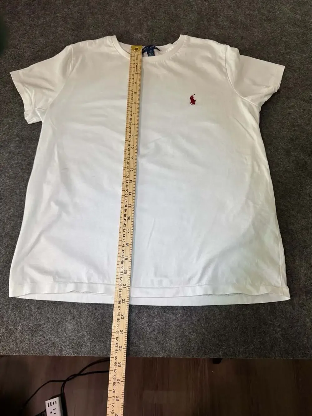 Polo Ralph Lauren White Crewneck T-Shirt Kids Size Large